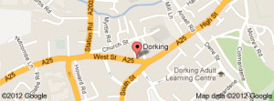 Map of Dorking Museum