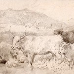 Charles Collins, Cottage and Three Cows
