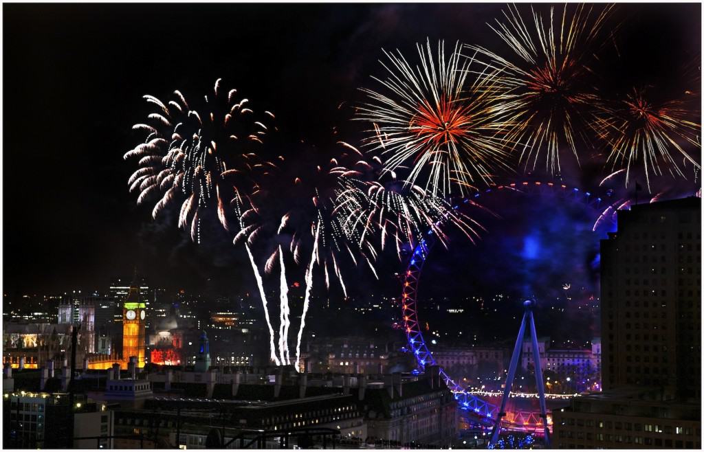 New Years Fireworks in London by Kate Albert ARPS