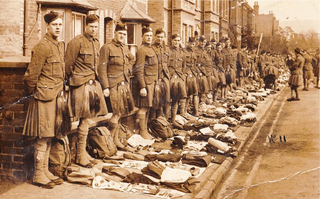 Troop Inspection Rothes Road, 1916