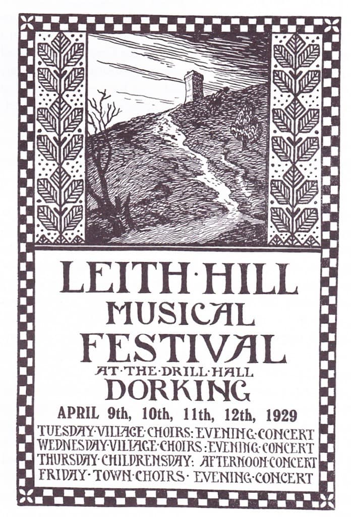 Dorking Museum Permanent Exhibition Leith Hill Music Festival