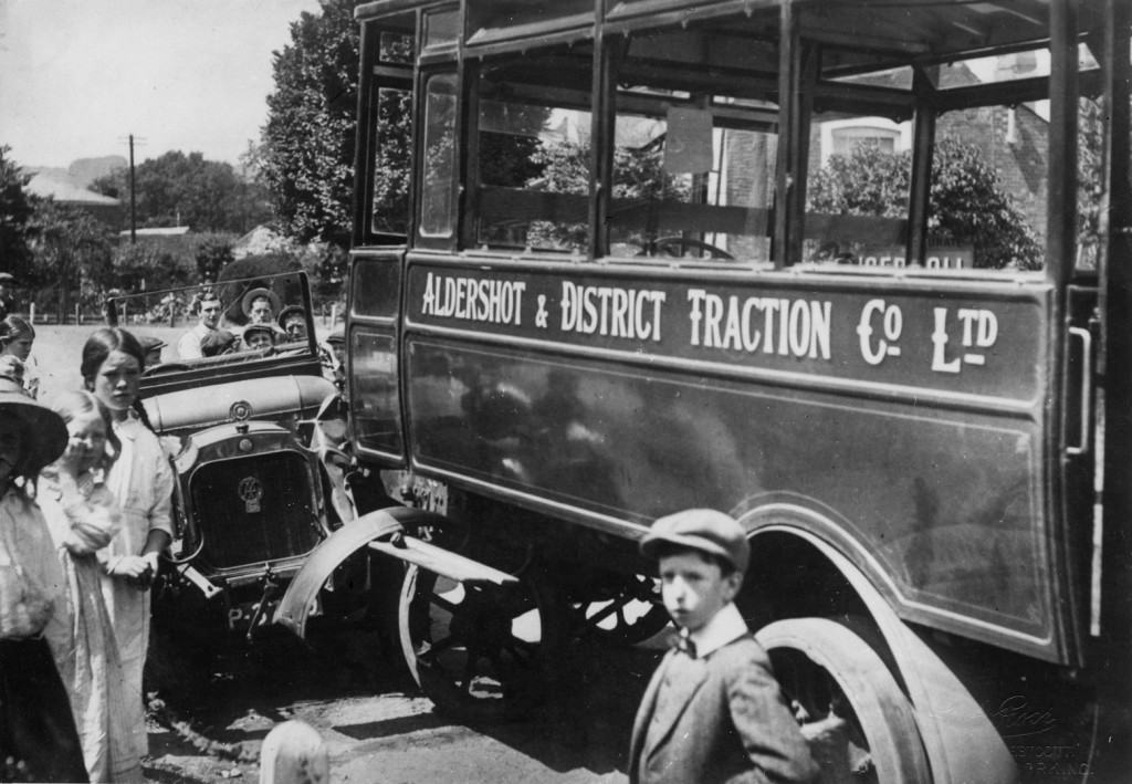 . Wescott’s first motorised traffic accident, 1914