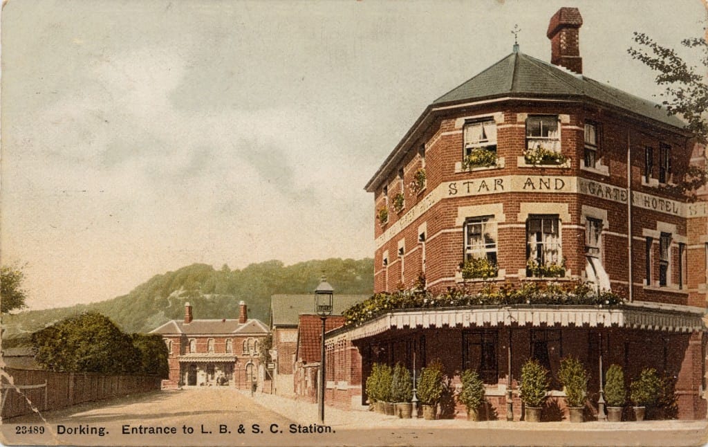 Star and Garter at Dorking Station