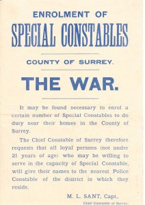 Special Constables Poster