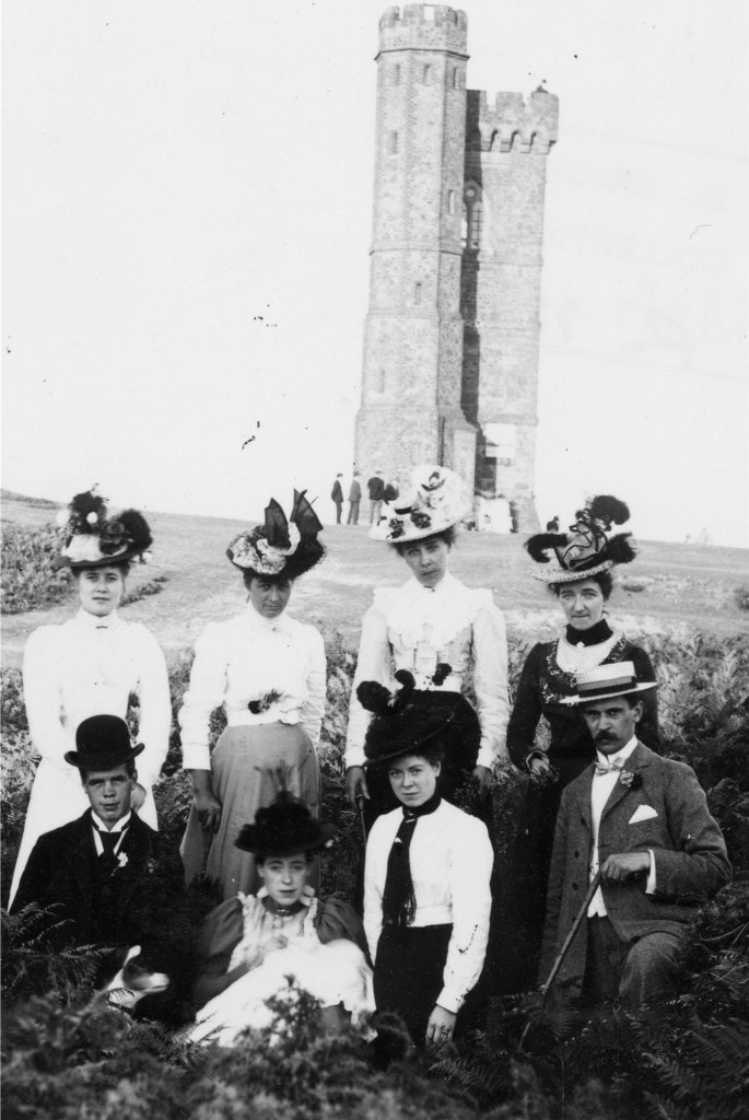 Visitors to Leith Hill circa 1900