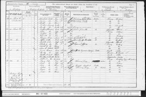 Albert William Tate 1901 Census © findmypast.co.uk