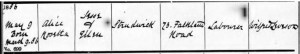 Alice Rosetta Strudwick Baptism Certificate © Ancestry.co.uk