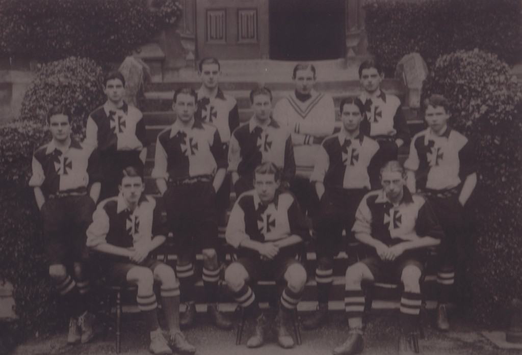 Arthur John Edward Carey and Malvern College Football Team © Malvern College