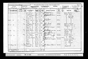 Arthur Tickner 1901 Census © Ancestry.co.uk