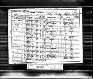 Arthur Weller 1891 Census © Ancestry.co.uk