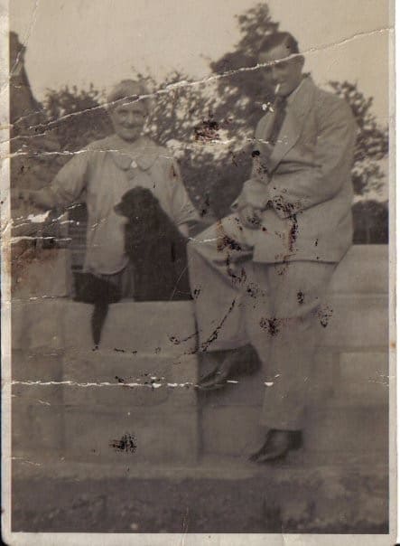 Arthur's mother Eliza Hodge and his brother George "Dick" Edward Hodge © Michael Hodge