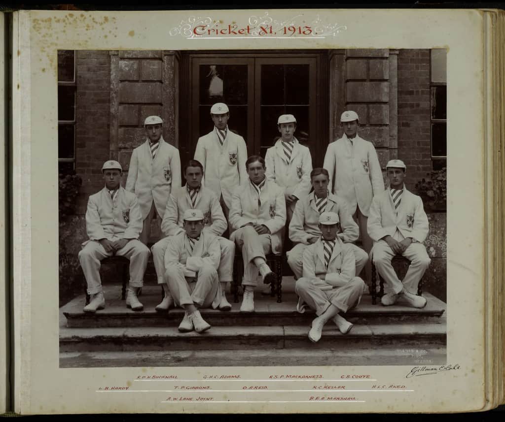 Radley College Cricket XI 1913 © Gilman's Photographers Oxford