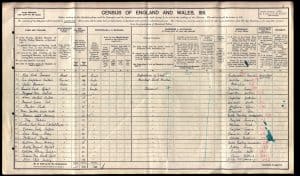 Dorothy Margaret Marshall 1911 Census © ancestry.co.uk
