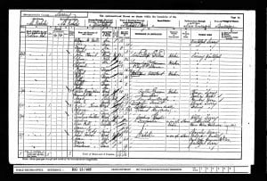 Edwin Tanner 1901 Census © ancestry.co.uk