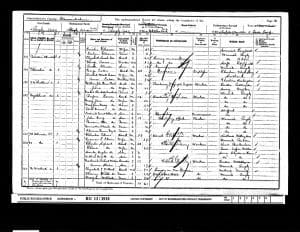 Frederick Richard Watson 1901 Census © findmypast.co.uk