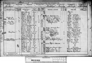 George Herbert Vickery 1891 Census © findmypast.co.uk