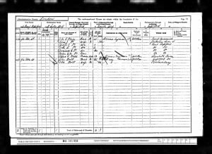 George Sydney James Whife 1901 Census © findmypast.co.uk