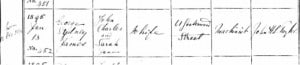 George Sydney James Whife Baptism Certificate © ancestry.co.uk