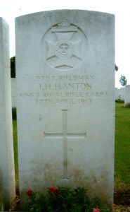 Rifleman J.H. Hanton