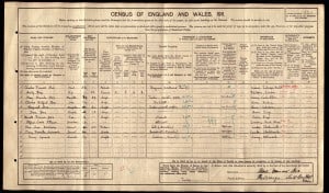 Harry Upward 1911 Census © findmypast.co.uk
