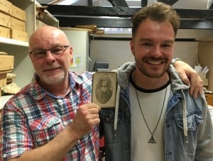 John and Sean Durrant at Dorking Museum