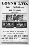 Loyns Bakers Advert 1950