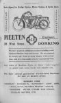 Meeten Advert 1913