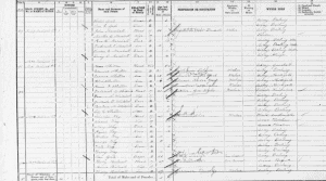 George Way 1901 Census © Ancestry.com