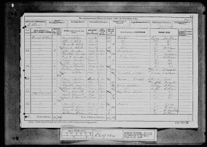 William Kippin 1881 Census © findmypast.co.uk