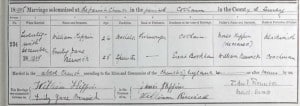 William Kippin Marriage Certificate © ancestry.co.uk