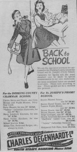 Charles Degenhardt Back To School Advert